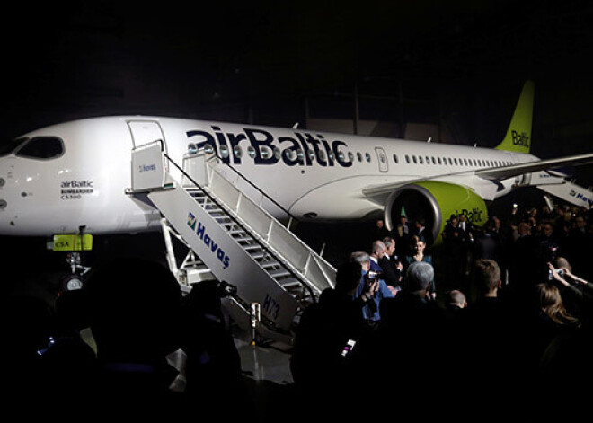 "airBaltic" tuvākajās dienās saņems otro "Bombardier" CS300 lidmašīnu