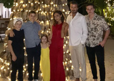 Дэвид и Виктория Бэкхем встретили Новый год на Мальдивах вместе с их четырьмя детьми