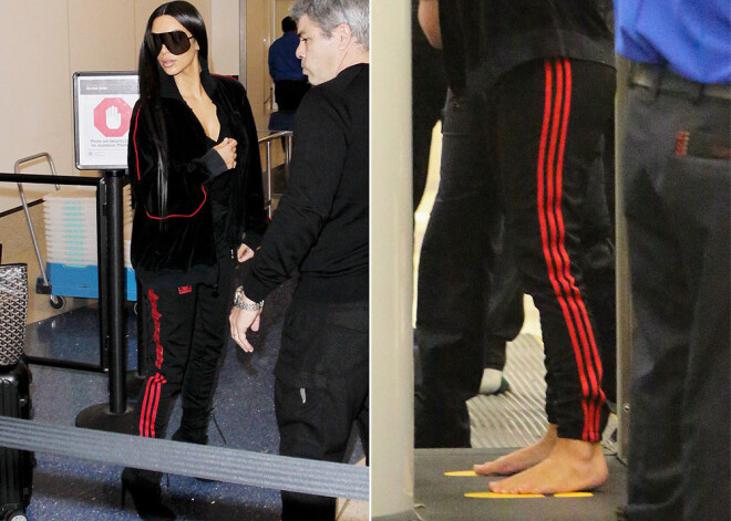 Ким Кардашьян сменила откровенные наряды на костюм Adidas