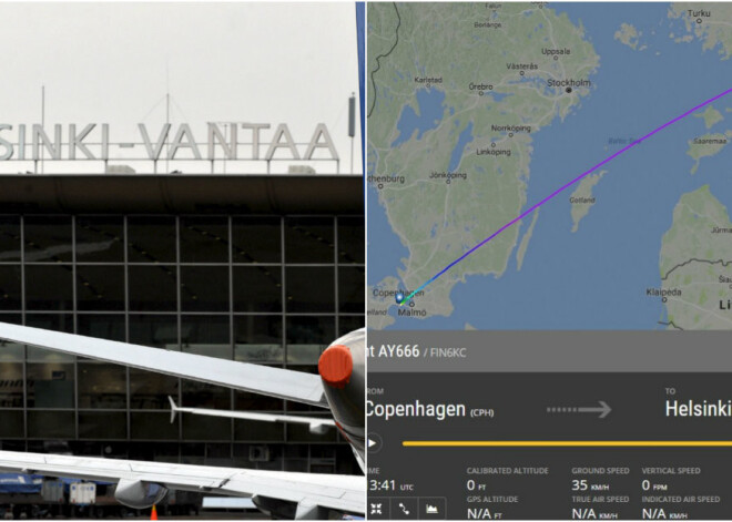 Helsinkos veiksmīgi nosēdusies lidmašīna, kas izpildīja "gada baisāko reisu"