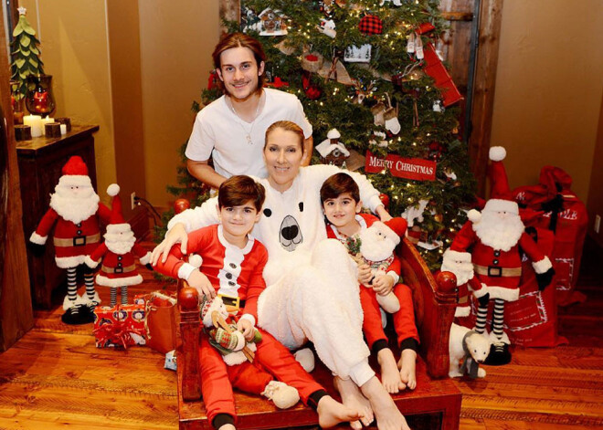 В годовщину смерти мужа Селин Дион опубликовала фото с детьми