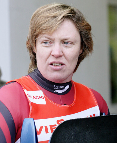 Kamaniņbraucēja Anna Orlova.