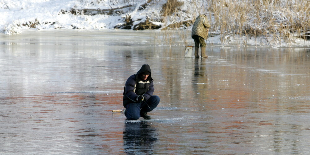 Aktuālā informācija par aizliegumu atrasties uz Rīgas ūdenstilpņu ledus