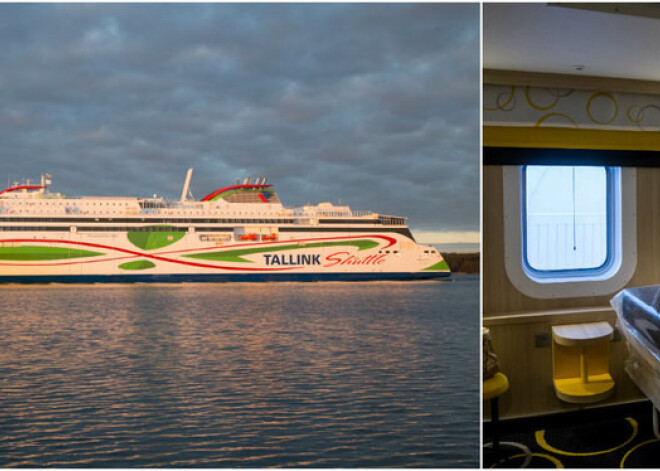 "Tallink" saņēmis jaunu ātrgaitas prāmi. "Megastar" būšot modernākais visā Baltijas jūrā. FOTO