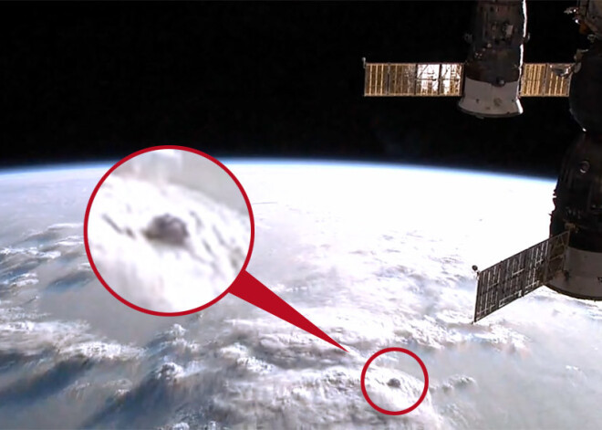 Vīrietis netālu no Starptautiskās kosmosa stacijas saskatījis melnu NLO