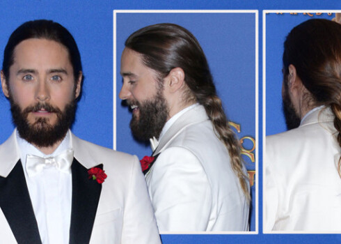 2015. gada „Zelta globusa” ceremoniju aktieris un grupas „30 Seconds To Mars” līderis Džareds Leto apmeklēja uzvalkā un ar bizē sapītiem matiem.