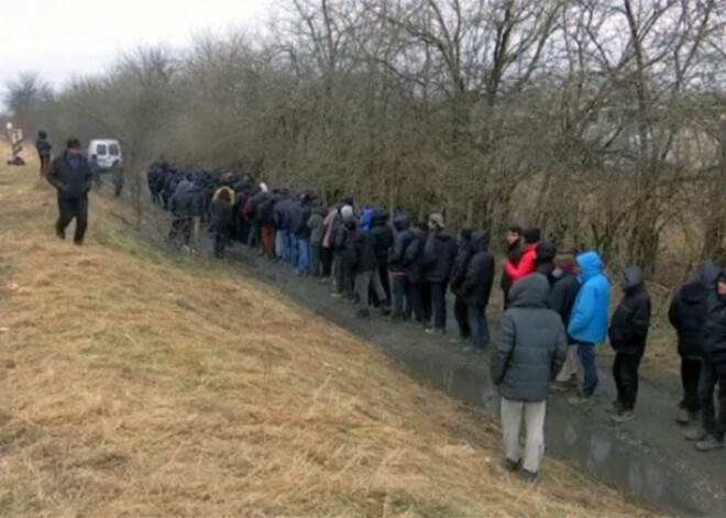 Simtiem migrantu dzīvo Serbijas mežos un tīko iekļūt Eiropā. VIDEO