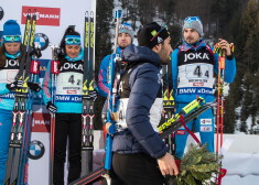 Dopinga lietošanā vainotie krievu sportisti nepaspiež roku Furkadam, kurš neesot cīnījies godīgi. VIDEO