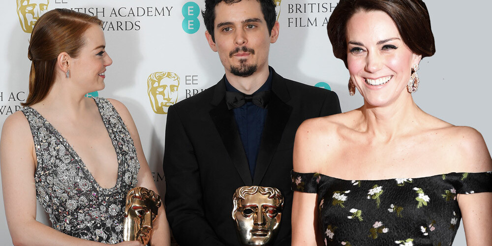 Uz BAFTA balvas pasniegšanas ceremoniju bija ieradusies hercogiene Ketrīna, kura, kā allaž, izcēlās ar eleganci. Viņa noraudzījas uz Emmas Stounas, Keisija Afleka un filmas "La la land" panākumiem.