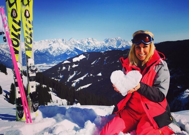 2017. gada Valentīndienu Marika Ģederte pavadīja kopā ar draugiem slēpojot Austrijas kalnu kūrortā.