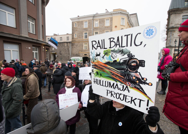 "Tas mums nav pa spēkam!" Igaunijā pat eksperti negrib "Rail Baltic"