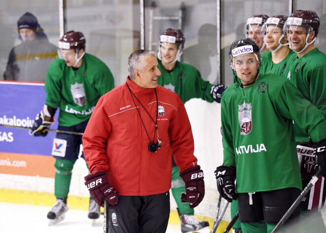 Latvijas hokeja izlase pirms pasaules čempionāta spēlēs arī Daugavpilī