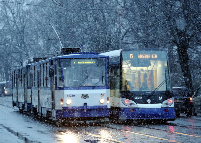 Janvārī visvairāk pasažieru – 6. tramvaja maršrutā