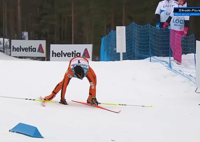 Venecuēlas labākais slēpotājs izraisa jautrību pasaules čempionātā. VIDEO