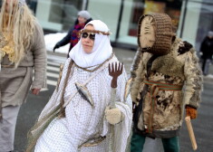 Gājiens bija daļa no XVIII Starptautiskā masku tradīciju festivāla.