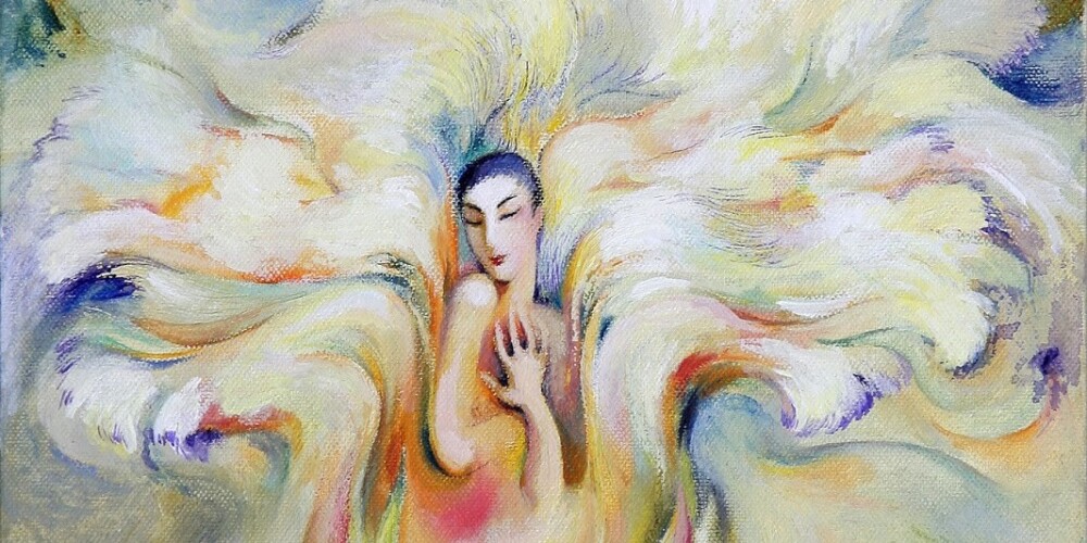 Notiks Andžellas Trinkunas gleznu izstādes "Sievietes fantāzija" atklāšana