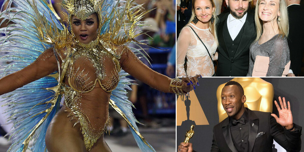 Mēs sadalām mikrofonus, Amerika - Oskarus, bet Brazīlijā tik dejo... Nedēļas krāšņākie FOTO