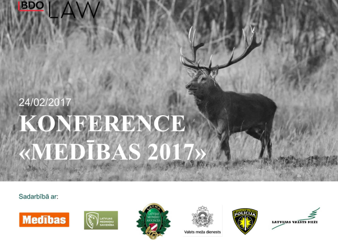 Aizvadīta pirmā konference "Medības 2017"