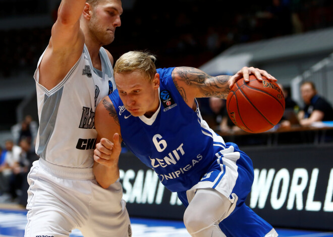 Bērziņa "Lokomotiv-Kubaņ" izslēdz Timmu un "Zeņit" no ULEB Eirops kausa