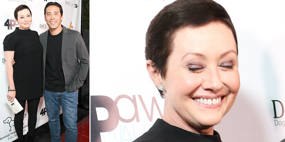 Шеннен Доэрти поддержала бизнесмена Марка Чинга на благотворительном вечере