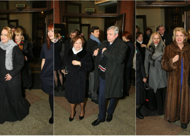 Smalki saposušās, prominences apmeklē "Lielās mūzikas balvu" pasniegšanas ceremoniju. FOTO