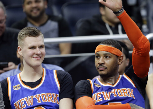 Ņujorkas "Knicks" basketbolisti sveic Lietuvu neatkarības dienā. VIDEO