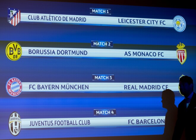 Čempioniem Madrides "Real" ļoti nopietns pretinieks UEFA Čempionu līgas ceturtdaļfinālā