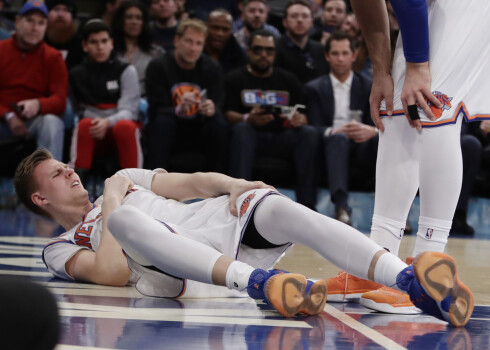 Kristaps Porzingis pēc augšstilba savainojuma ir gatavs atgriezties laukumā.