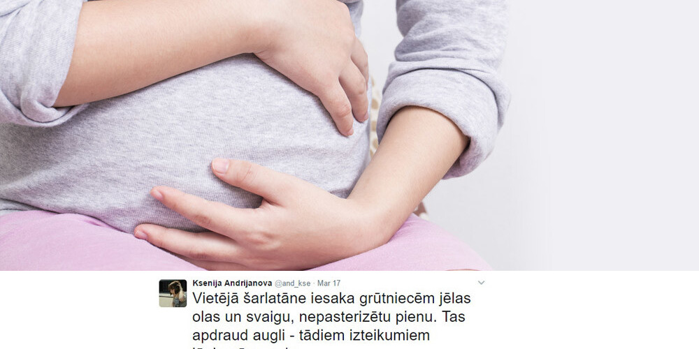 Internetā izplatās bīstami un pat šarlatāniski padomi Latvijas grūtniecēm