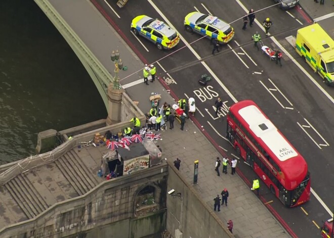 Londonā uzbrukumā pie parlamenta ēkas gājuši bojā pieci, ievainoti 40 cilvēki