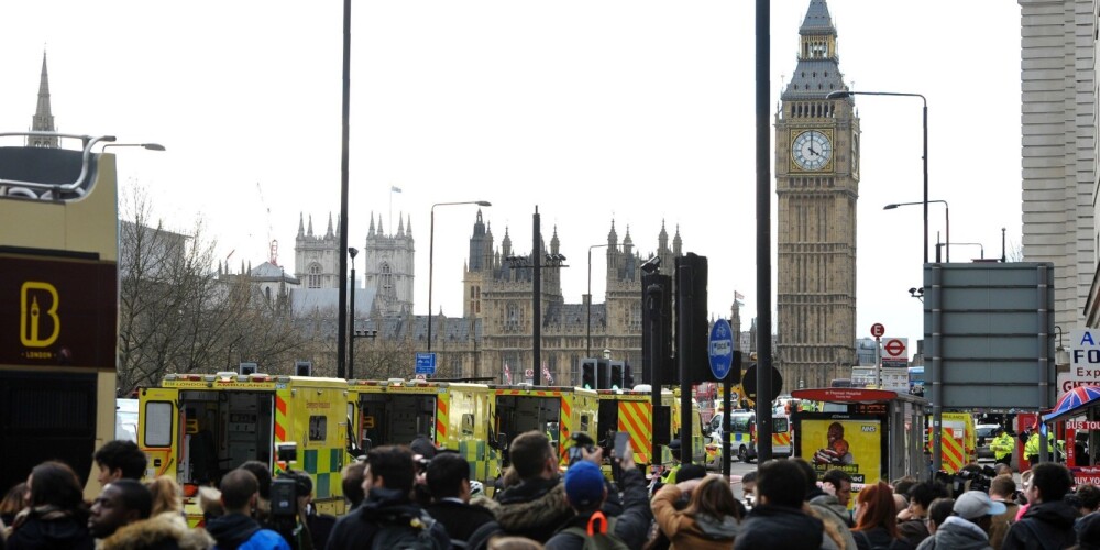 Женщина упала в Темзу, когда террорист протаранил пешеходов на мосту в Лондоне