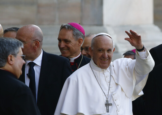 Kučinskis atkārtoti uzaicinājis pāvestu Francisku apmeklēt Latviju