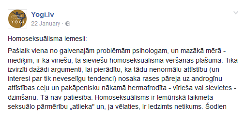 Kad Garīgais Skolotājs pastāsta tev, kāpēc būt gejam ir slikti.