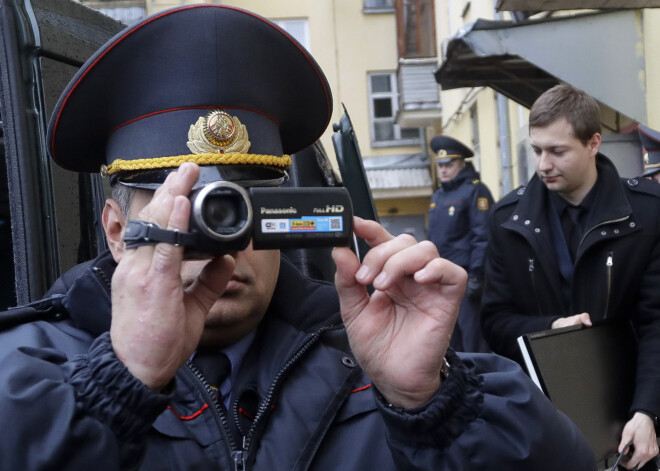 Minskā veikta kratīšanai Polijai piederoša telekanāla birojā