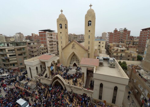 Asiņaina Pūpolsvētdiena Ēģiptē: sprādziens nograndis vēl vienā baznīcā
