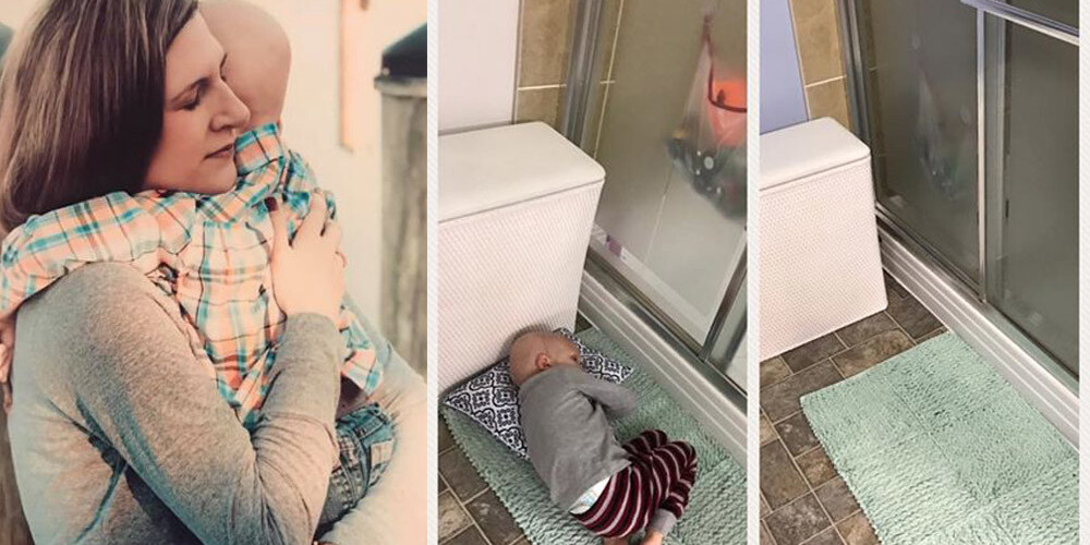 Мать сопроводила свой пост душераздирающей фотографией до и после. На одной фотографии Нолан свернулся калачиком, ожидая, когда его мама закончит принимать душ. Другое фото показывает жизнь без мальчика...