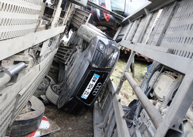 Negadījums Lietuvā, pie Jonišķiem.