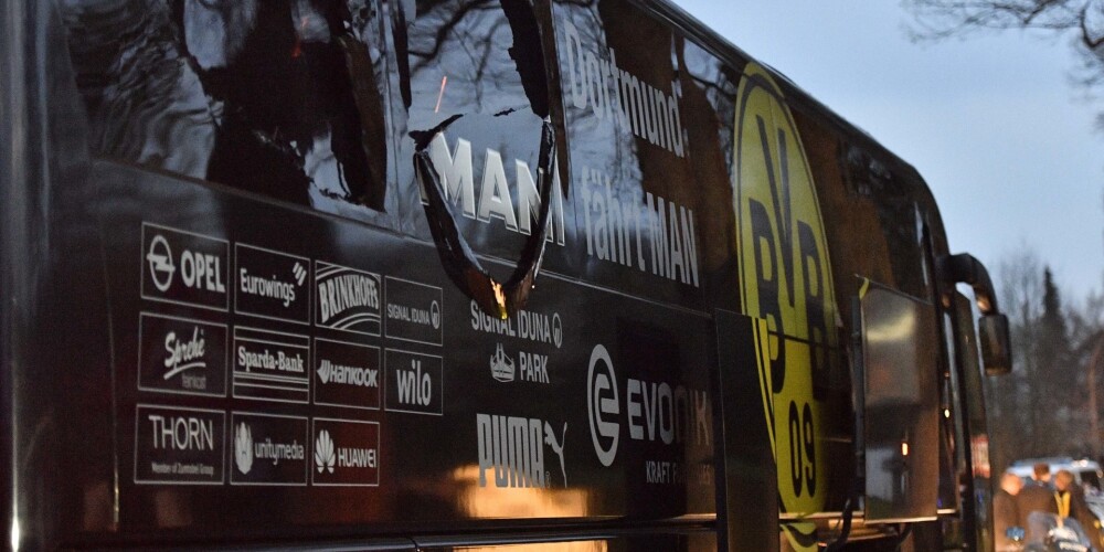 Atklājas jauni fakti par Dortmundes "Borussia" futbolistu autobusa spridzināšanu