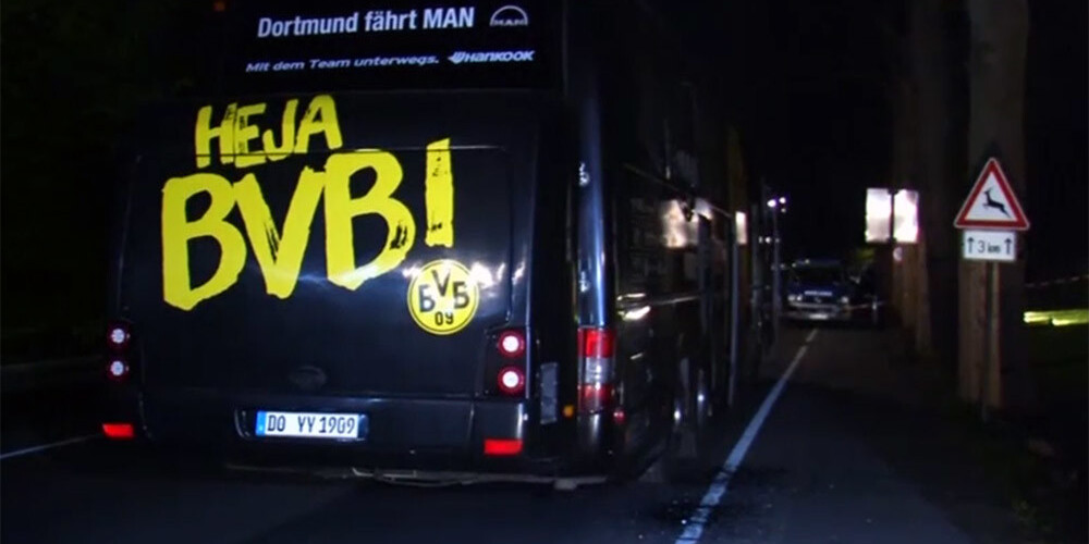 Aizdomās par uzbrukumu Dortmundes "Borussia" aizturēts kāds islāma ekstrēmists
