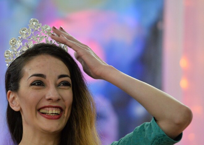 3071971 04/12/2017 Irina Ayupova, winner of the Miss Spring beauty contest at women's prison colony No 7, in the village of Svetly, Republic of Mari El, Russia. Maksim Bogodvid/Sputnik