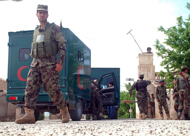 Traģiskais "Taliban" uzbrukums Afganistānas armijas bāzei.
