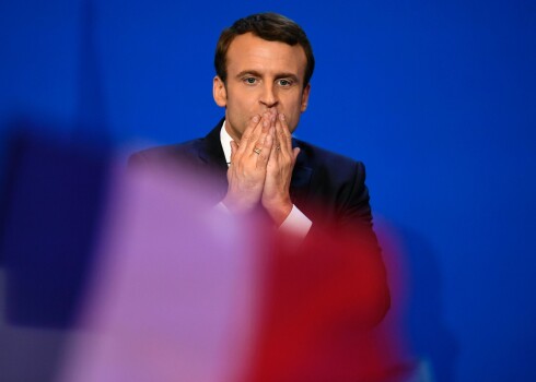 Francijas prezidents vēl nav zināms - Makrons nedaudz priekšā Lepēnai