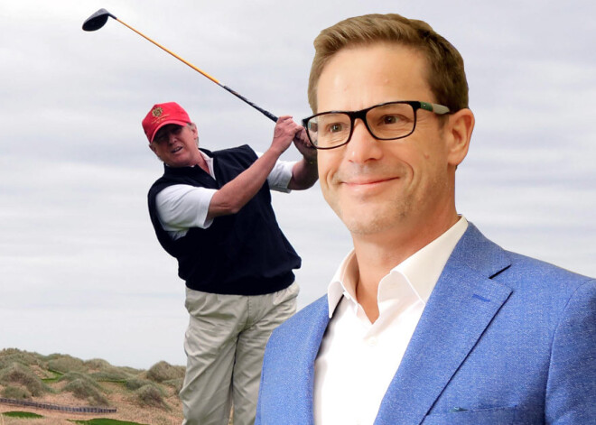 "Garlaicīgi ar viņu nav!" Slavenību golfa treneris Rīgā pastāsta par Trampa raksturu