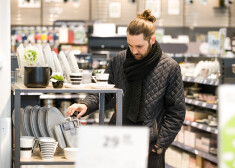 Preces jaunajā "K Senukai" veikalā.