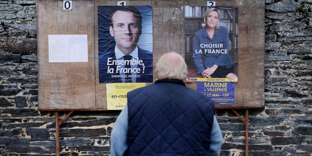 Šodien Francija izvēlas savu līderi; notiek prezidenta vēlēšanu otrā kārta
