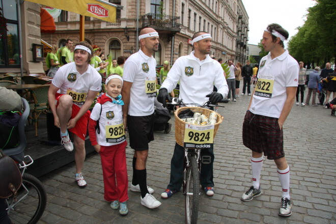 Maratona dalībnieku vidū bijusi arī grupa „Prāta vētra”.