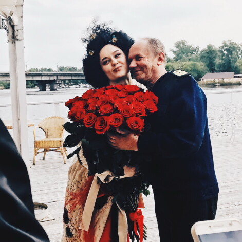 Agnesi Rakovsku dzimšanas dienā Kijevā sveica tētis Aivars Rakovskis.