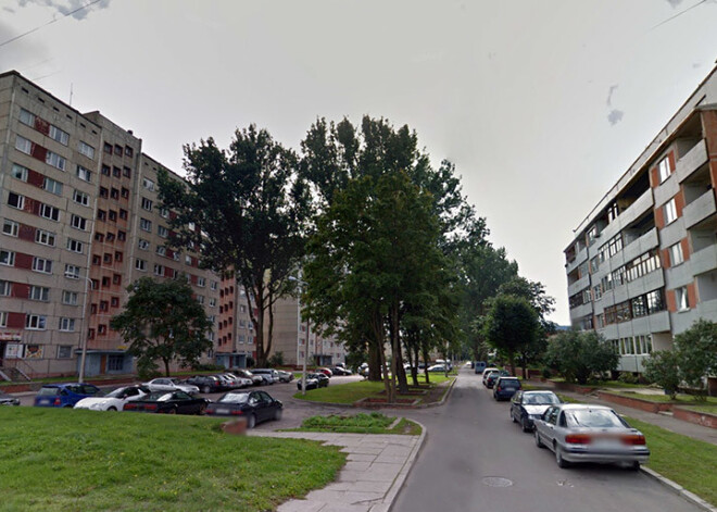 Vīrietis Liepājā uz mājas jumta šauj pa kaijām