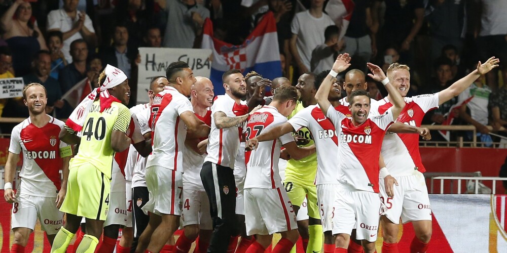 "Monaco" futbolisti pārtrauc PSG dominanci un kļūst par Francijas čempioniem