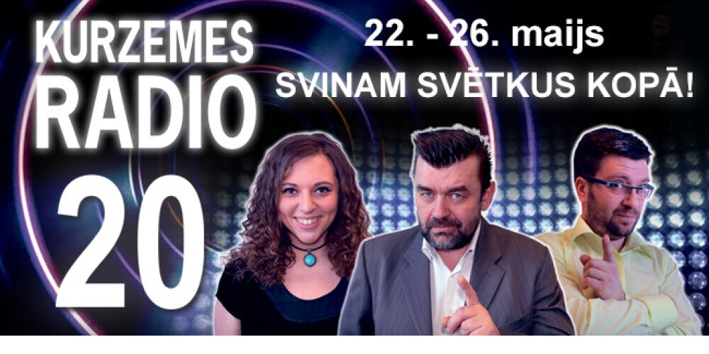 „Kurzemes Radio” 20 gadu jubileja ar dzīvā ētera koncertiem